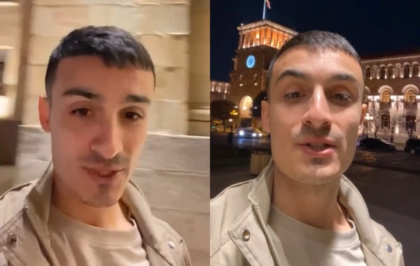 Türk gəncin İrəvanda çəkdiyi video erməniləri dəli etdi