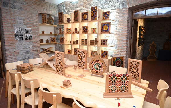 Leyla Əliyeva və Arzu Əliyeva Şəkidə tarixi-memarlıq abidələrinin bərpadan sonra açılışında iştirak ediblər