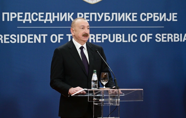 Ильхам Алиев и Александар Вучич выступили с заявлениями для прессы