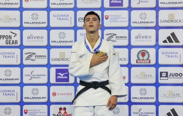 Молодежная сборная Азербайджана по дзюдо заняла первое место на чемпионате Европы