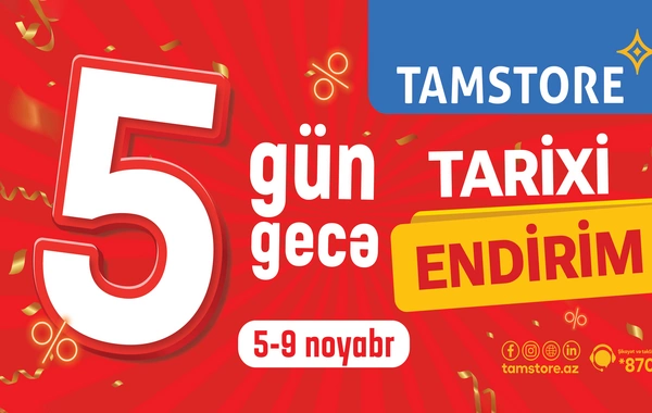 5 Gün 5 Gecə tarixi endirimlər olacaq