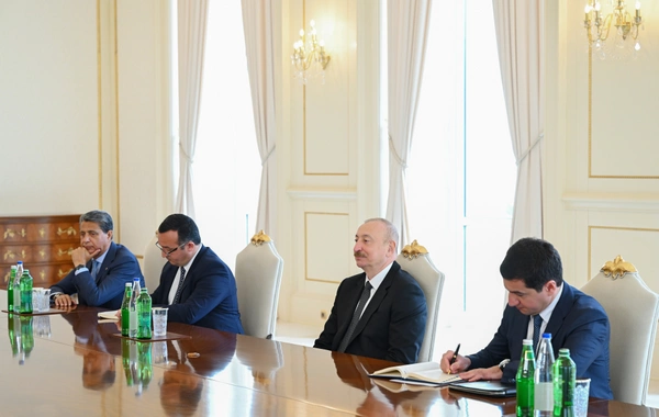 President Ilham Aliyev received a delegation headed by the Chairman of the National Council of Slovakia
