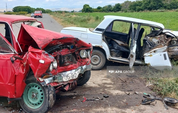 Goranboyda yol qəzasında iki nəfər ölüb, xəsarət alanlar var