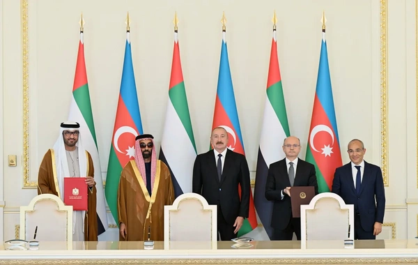 İlham Əliyev Birləşmiş Ərəb Əmirliklərinin milli təhlükəsizlik müşavirini qəbul edib