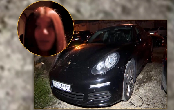 "Porsche" ilə sərxoş halda avtoxuliqanlıq edən qadın HƏBS OLUNUB