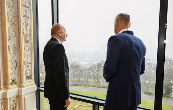 Состоялись встречи Президента Азербайджана с председателем Нацсовета Словакии