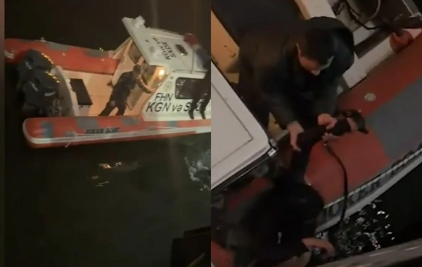 Bulvarda həyəcanlı anlar: Gənc qız son anda xilas edildi - ANBAAN GÖRÜNTÜLƏR