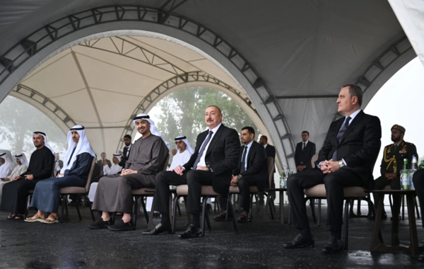 İlham Əliyev Şeyx Məhəmməd bin Zayed Al Nəhyana Qarabağ atı hədiyyə edib