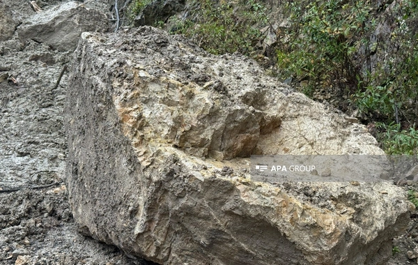 Quba-Xınalıq yolunda yenidən torpaq sürüşməsi olub