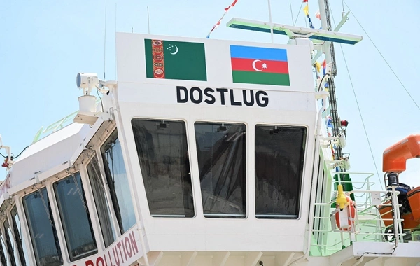 Azərbaycandan Türkmənistana hədiyyə olunan tankerin GÖRÜNTÜLƏRİ