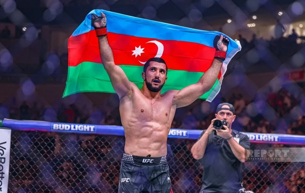Bakıda tarixi UFC gecəsi: Fiziyevdən möhtəşəm qələbə - FOTOREPORTAJ