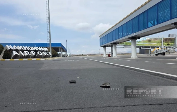 Последствия атаки иранских дронов на аэропорт Нахчывана - ФОТОРЕПОРТАЖ