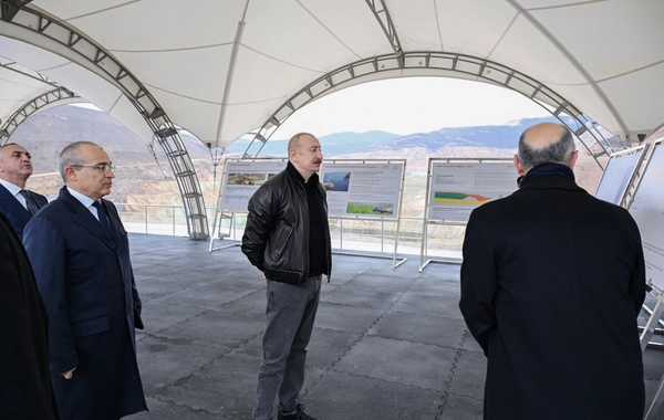 Ağdərənin Canyataq kəndində "Dəmirli" Filiz Emalı Kompleksinin fəaliyyəti ilə tanışlıq