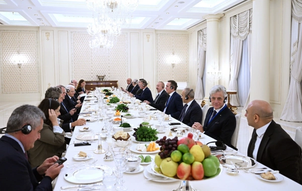 An official reception has been held in honor of the Italian President Sergio Mattarella