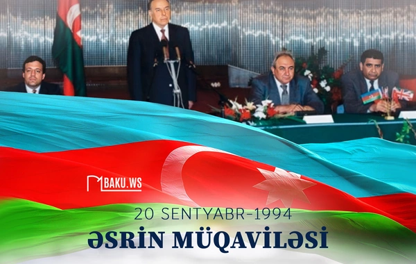 "Əsrin müqaviləsi"nin imzalanmasından 31 il keçir