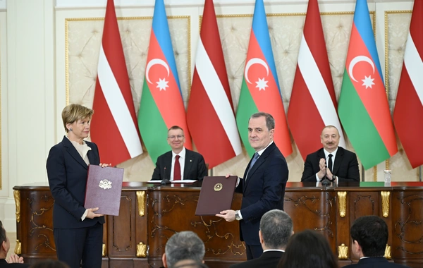 Azərbaycanla Latviya arasında 5 sənəd mübadilə edilib