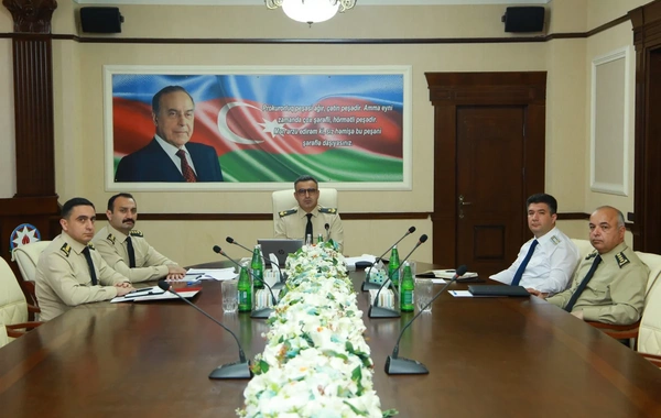 Hərbi Prokurorluqda əməliyyat müşavirəsi keçirilib
