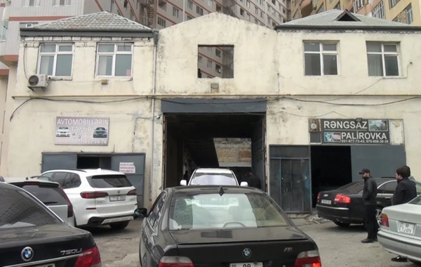 Bakıda avtomobil təmiri sexinin fəaliyyəti dayandırılıb