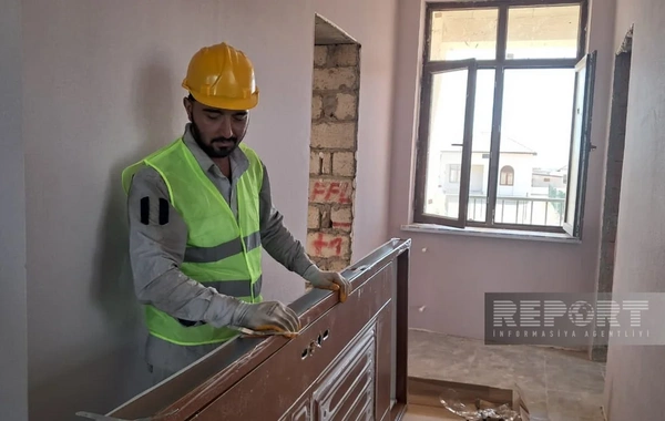 Növrəs Cəfərov: Soltanlı kəndində yaşayış evlərinin inşasında işlərin 50 %-i görülüb