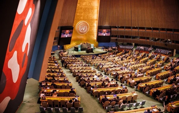 Fake about the UN session: the Azerbaijani delegation was in the hall during Pezeshkian's speech