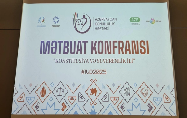 Bakıda Könüllülərin VIII Həmrəylik Forumunun mətbuat konfransı keçirilir