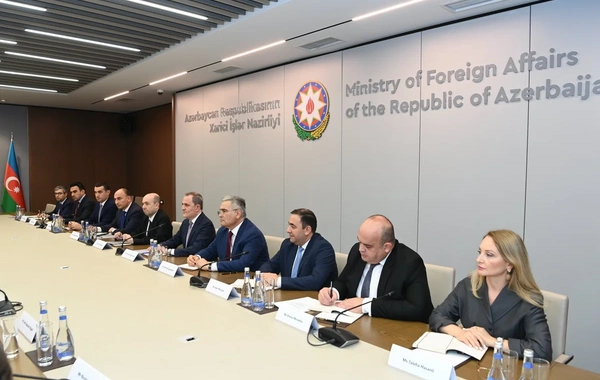 Azərbaycan XİN başçısı ilə ATƏT-in sədri arasında geniş tərkibdə görüş keçirilib