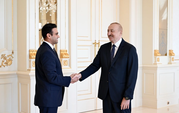 Prezident İlham Əliyev ABŞ Konqresinin Nümayəndələr Palatasının üzvünü qəbul edib