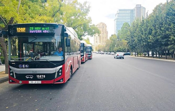120, 120E və 121E nömrəli marşrutların hərəkət sxemləri müvəqqəti dəyişdirilib