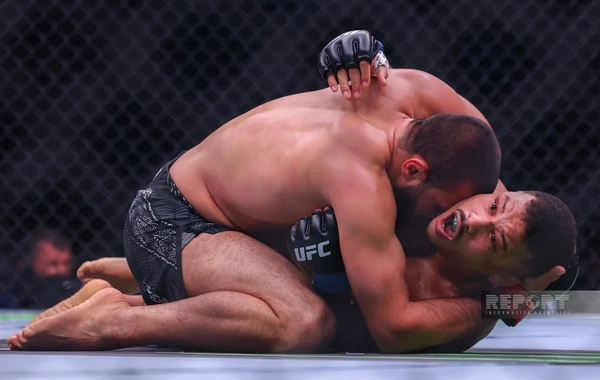 Bakıda tarixi UFC gecəsi: Fiziyevdən möhtəşəm qələbə - FOTOREPORTAJ