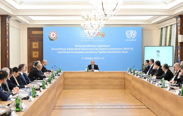 WUF13-ün təşkili ilə əlaqədar yaradılmış Təşkilat Komitəsinin növbəti iclası keçirilib