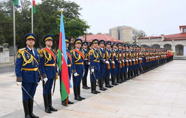 BƏƏ Prezidentinin Şuşada rəsmi qarşılanma mərasimi olub