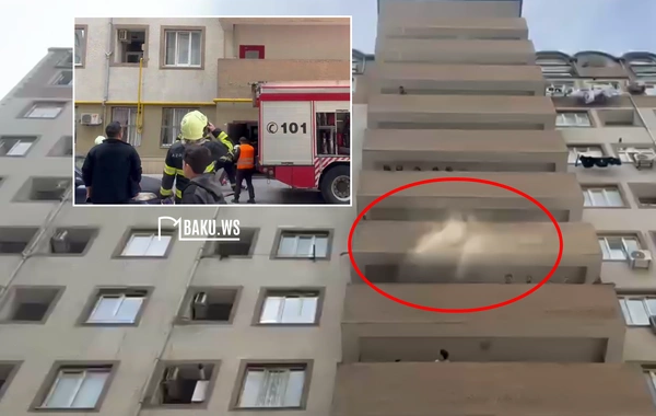 Xırdalanda yaşayış kompleksində YANĞIN BAŞLAYIB