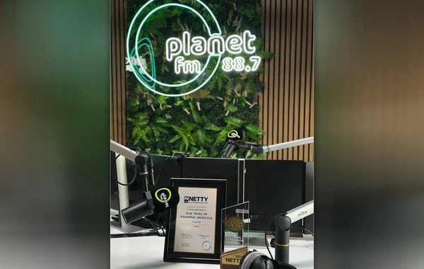 Planet FM NETTY Milli İnternet Mükafatına layiq görülüb