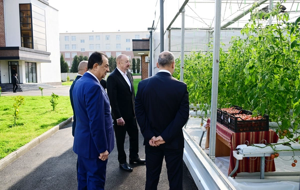 İlham Əliyev Lənkəran Dövlət Peşə Təhsil Mərkəzinin açılışında iştirak edib