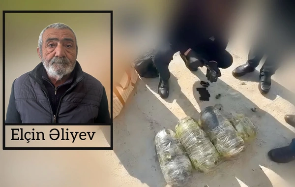 Zərdabda 65 yaşlı kişidən səkkiz kiloqram narkotik vasitə aşkarlandı