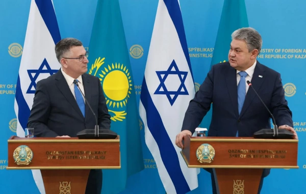 İsrail və Qazaxıstan XİN rəhbərləri Yaxın Şərqdəki vəziyyəti müzakirə ediblər