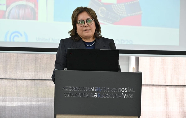 Əmək və Sosial Münasibətlər Akademiyasında COP29-a həsr edilən elmi nəşrin təqdimatı olub