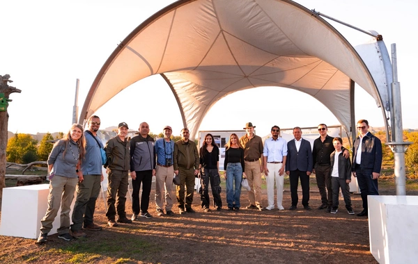 Leyla Əliyeva və Arzu Əliyeva Qaxda Axar-Baxar Milli Parkının açılış mərasimində iştirak ediblər Leyla Əliyeva və Arzu Əliyeva Qaxda Axar-Baxar Milli Parkının açılış mərasimində iştirak ediblər