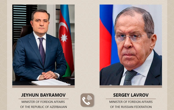Байрамов обсудил с Лавровым итоги последнего заседания межправкомиссии Азербайджан-РФ