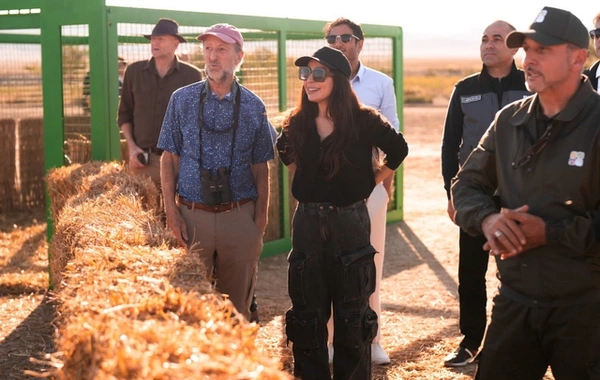 Leyla Əliyeva və Arzu Əliyeva Qaxda Axar-Baxar Milli Parkının açılış mərasimində iştirak ediblər Leyla Əliyeva və Arzu Əliyeva Qaxda Axar-Baxar Milli Parkının açılış mərasimində iştirak ediblər