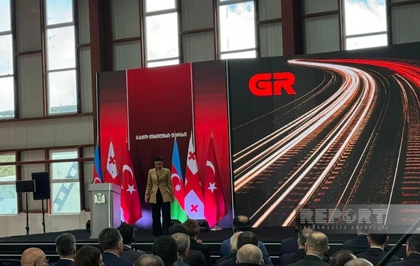 BTQ dəmir yolu xəttinin modernləşdirilmədən sonra rəsmi açılışı keçirilib
