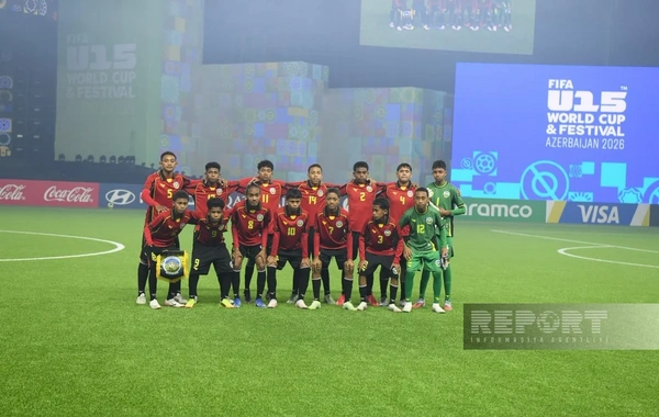 Azərbaycan komandası FIFA U-15 dünya çempionatına böyükhesablı qələbə ilə başlayıb