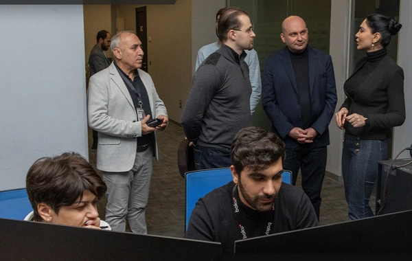 Gürcüstanın Host TV telekanalının rəhbərliyi Baku TV-nin iş prosesi ilə tanış olub