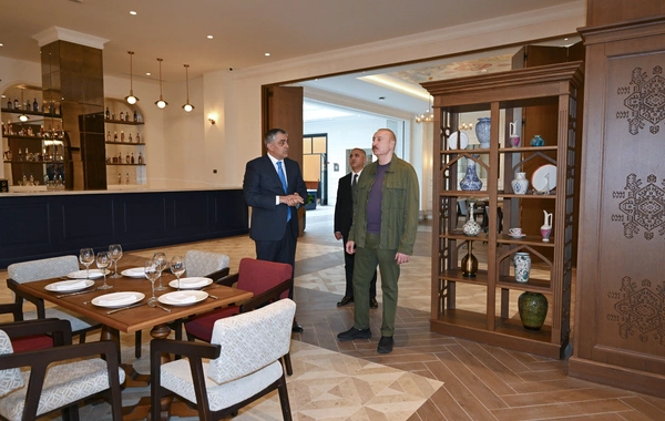Prezident İlham Əliyev "Xankəndi" hotelinin açılışında iştirak edib