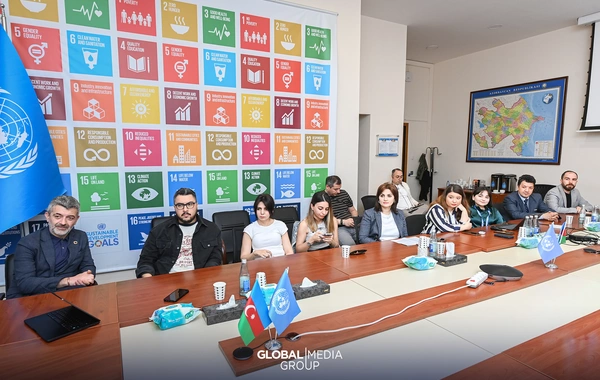Global Media Group BMT-nin Qlobal Sazişi ilə birgə "Dayanıqlı yaşayış mühitinin dili" mövzusunda media sessiyası təşkil edib