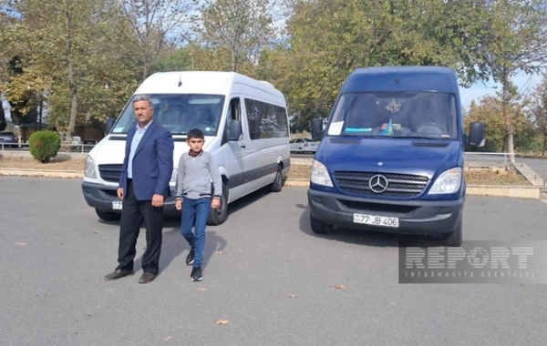 Ağdərənin Həsənriz kəndinə növbəti köç karvanı çatıb Ağdərənin Həsənriz kəndinə növbəti köç karvanı çatıb