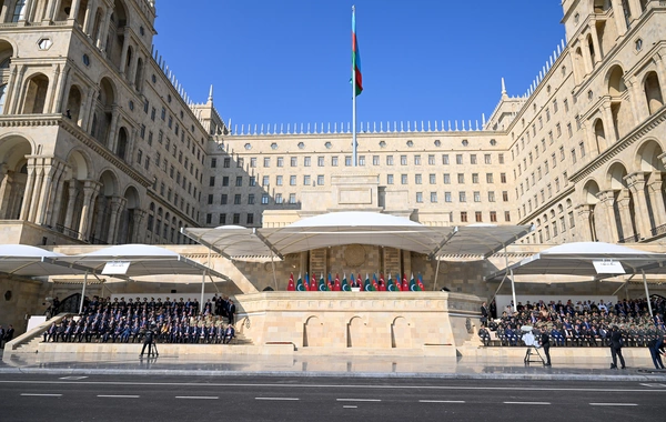 Vətən müharibəsində Qələbənin beşinci ildönümünə həsr olunmuş Hərbi parad keçirilib