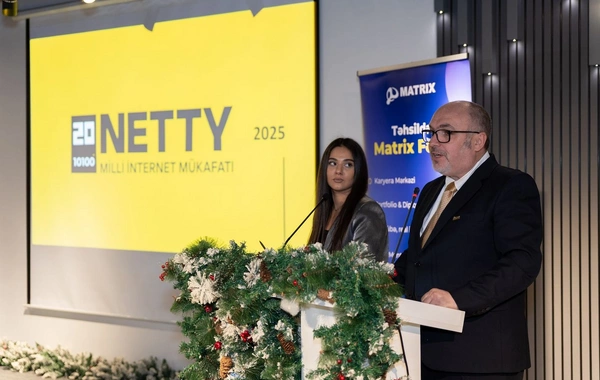 NETTY 2025 Azərbaycanın Milli internet mükafatının qalibləri elan edilib