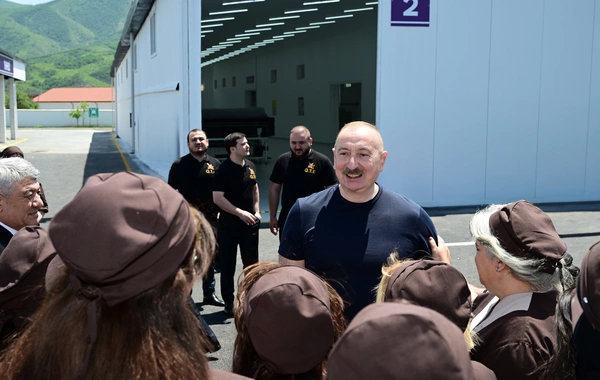 Xocalı şəhərində "Qarabağ Tekstil Evi" MMC istifadəyə verilib
