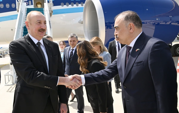 İlham Əliyev Türkiyəyə işgüzar səfərə gedib - FOTO